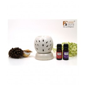 Asian Aura Ceramic Aroma Diffusers - Pack of 3