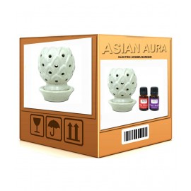 Asian Aura Ceramic Aroma Diffusers - Pack of 3