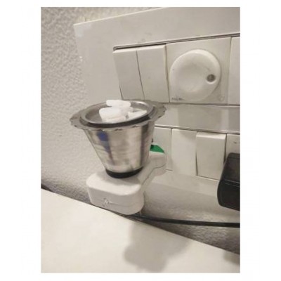 Asian Aura Electric Kapoor Dani Steel Dhoop Dani Incense Burner for Puja pack of 2 Steel Incense Holder  (White, Silver)