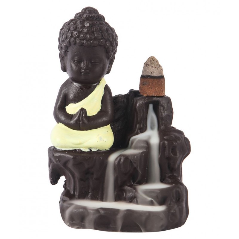 Asian Aura Yellow Resin Handicraft Showpiece - Pack of 1