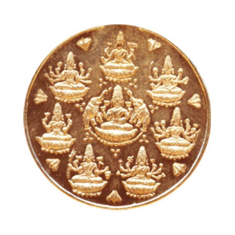 Astalakshmi Ashta Lakshmi Ashtalakshmi Eight Lakshmis Copper Coin