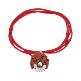 Astrodidi Four Face Rudraksha/ 4 Mukhi Rudraksha / 4 Face Rudraksha Silver Pendant With Lab Certificate Astrodidi Four Face Rudraksha/ 4 Mukhi Rudraksha / 4 Face Rudraksha Silver Pendant With Lab Certificate