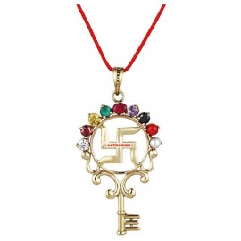 Astrodidi Kuber Key Navratan Pendant Locket Astrodidi Kuber Key Navratan Pendant Locket