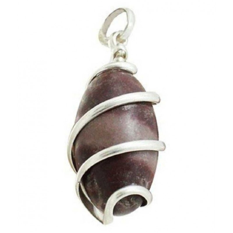 Astrodidi Narmada Shivling Narmadeshwar Shiva Lingam Pendant Stone Pendant ()