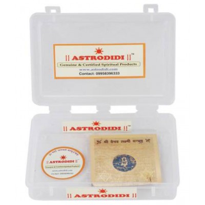 Astrodidi Shree Vaibhav Lakshmi Yantra Plated Yantra (Pack of 1)