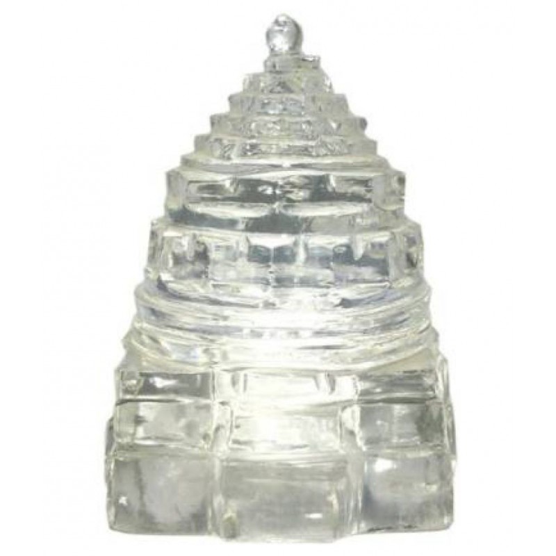 Astrodidi Sphatik Shree Yantraa (15-20 Gram) / Shri Crystal Yantra (Pack of 1)