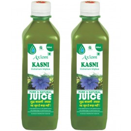 Axiom  Kasni Juice 500ml (Pack of 2)|100% Natural WHO-GLP,GMP,ISO Certified Product