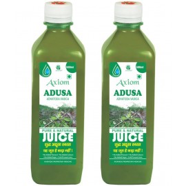 Axiom Adusa Juice 500ml (Pack of 2)|100% Natural WHO-GLP,GMP,ISO Certified Product