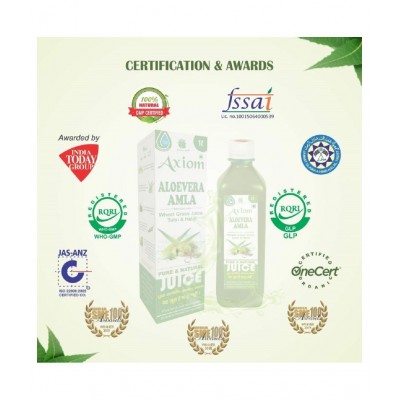 Axiom Aloevera Amla Juice 500ml (Pack of 2) Axiom Aloevera Amla Juice 500ml (Pack of 2)
