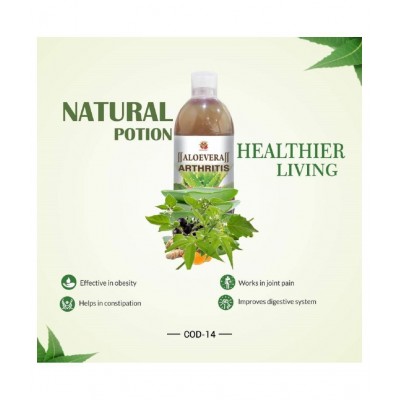 Axiom Aloevera Cod 14 (1000 ml) Pack of 2 | Ayurvedic Juice | Herbal Juice | WHO GLP,GMP,ISO Certified Natural Product | No Added Colour