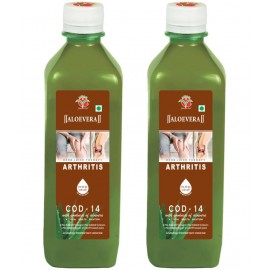 Axiom Aloevera Cod 14 (1000 ml) Pack of 2 | Ayurvedic Juice | Herbal Juice | WHO GLP,GMP,ISO Certified Natural Product | No Added Colour