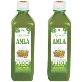 Axiom Amla Juice 1 Litre (Pack of 2) | Immunity Booster | Digestion Booster | No Added Sugar | No Added Color | 100% Natural WHO-GLP,GMP Certfied Product
