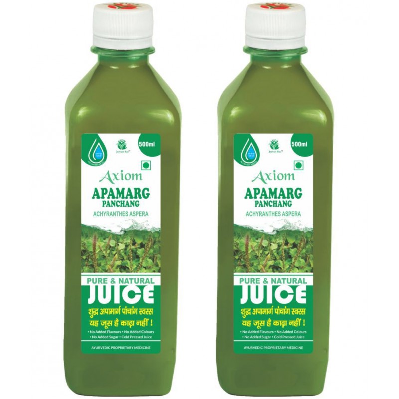 Axiom Apamarg Juice 500ml (Pack Of 2)|100% Natural WHO-GLP,GMP,ISO Certified Product