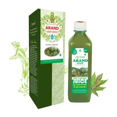 Axiom Arand Leaf Juice Pack of (3)|100% Natural WHO-GLP,GMP,ISO Certified Product