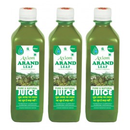 Axiom Arand Leaf Juice Pack of (3)|100% Natural WHO-GLP,GMP,ISO Certified Product