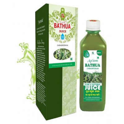 Axiom Bathua Juice 500ml (Pack of 2) |100% Natural WHO-GLP,GMP,ISO Certified Product