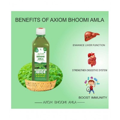 Axiom Bhoomi Amla 500 ml (Pack of 2) | Healthy Liver | Helps in Digestion | Boost Immunity | 100% Natural WHO-GLP,GMP, Certified Product Axiom Bhoomi Amla 500 ml (Pack of 2) | Healthy Liver | Helps in Digestion | Boost Immunity | 100% Natural WHO-GLP,GMP, Certified ProductÂ