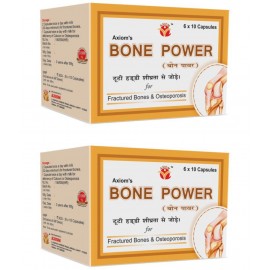 Axiom Bone Power  (Pack of 2)|100% Natural WHO-GLP,GMP,ISO Certified Product