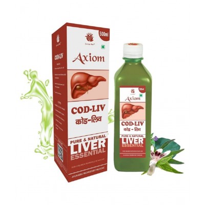 Axiom Cod-Liv 500ml (Pack of 2) | 100% Natural WHO-GLP,GMP,ISO Certified Product