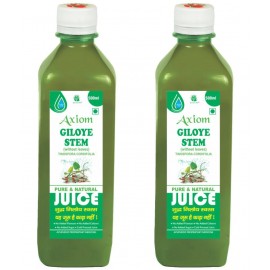 Axiom Giloye Juice 500ml(Pack of 2)| 100% Natural WHO-GLP,GMP,ISO Certified Product