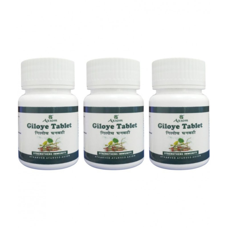 Axiom Giloye tablets (Pack of 3)|100% Natural WHO-GLP,GMP,ISO Certified Product Axiom Giloye tablets (Pack of 3)|100% Natural WHO-GLP,GMP,ISO Certified Product