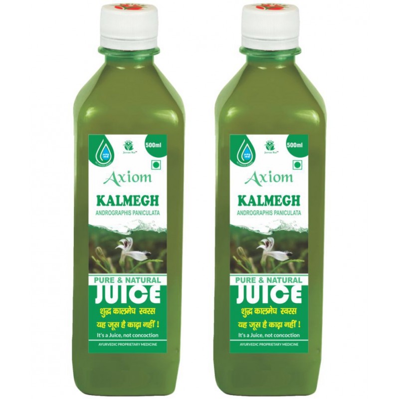 Axiom Kaal Megh Juice 500ml (Pack of 2) |100% Natural WHO-GLP,GMP,ISO Certified Product Axiom Kaal Megh Juice 500ml (Pack of 2) |100% Natural WHO-GLP,GMP,ISO Certified Product