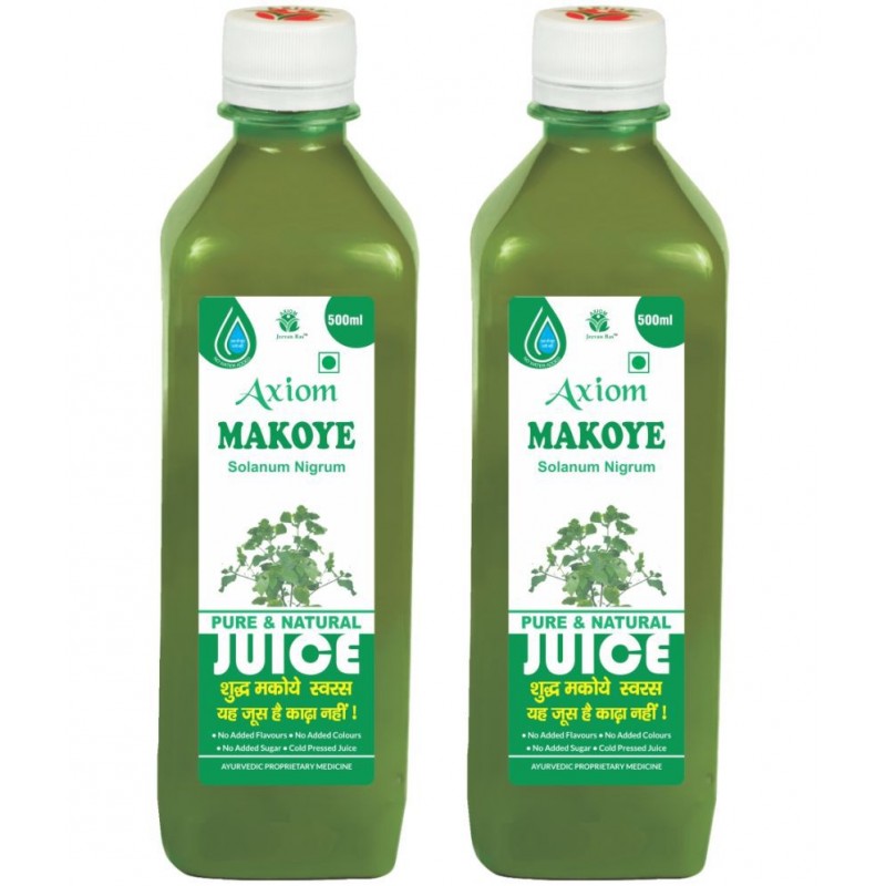 Axiom Makoye Juice 500ml (Pack of 2) | 100% Natural WHO-GLP,GMP,ISO Certified Product
