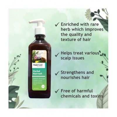 Axiom Muktigold Herbal Hairwash 500 ml (Pack Of 3) | Does Not Contain Salt | 100 % natural Herbal Extracts | WHO-GLP,GMP,ISO Certified Product Axiom Muktigold Herbal Hairwash 500 ml (Pack Of 3) | Does Not Contain Salt | 100 % natural Herbal Extracts | WHO-GLP,GMP,ISO Certified Product