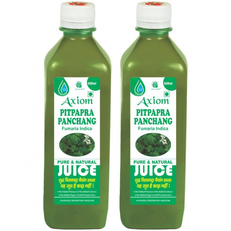 Axiom Pitpapara Juice 500ml (Pack of 2)|100% Natural WHO-GLP,GMP,ISO Certified Product Axiom Pitpapara Juice 500ml (Pack of 2)|100% Natural WHO-GLP,GMP,ISO Certified Product