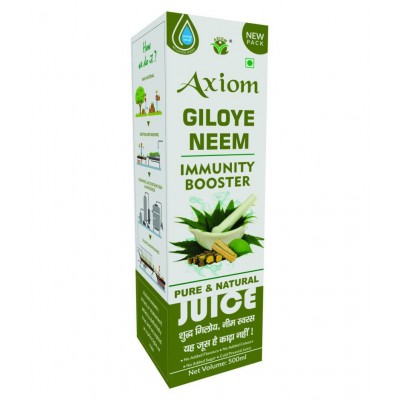 Axiom Pure Neem Giloy Stem Juice 500 ml (Pack of 2) |100% Natural WHO-GLP,GMP,ISO Certified Product Axiom Pure Neem Giloy Stem Juice 500 ml (Pack of 2) |100% Natural WHO-GLP,GMP,ISO Certified Product
