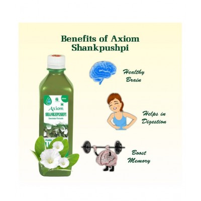 Axiom Shankhpushpi 500ml (Pack of 2)|100% Natural WHO-GLP,GMP,ISO Certified Product Axiom Shankhpushpi 500ml (Pack of 2)|100% Natural WHO-GLP,GMP,ISO Certified Product