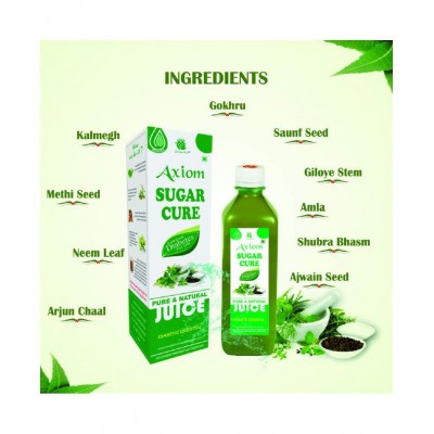 Axiom Sugar Cure 1000ml Pack of 2 | No Artificial Colour Added | No Sugar | 100% Natural WHO-GLP,GMP Certified Product