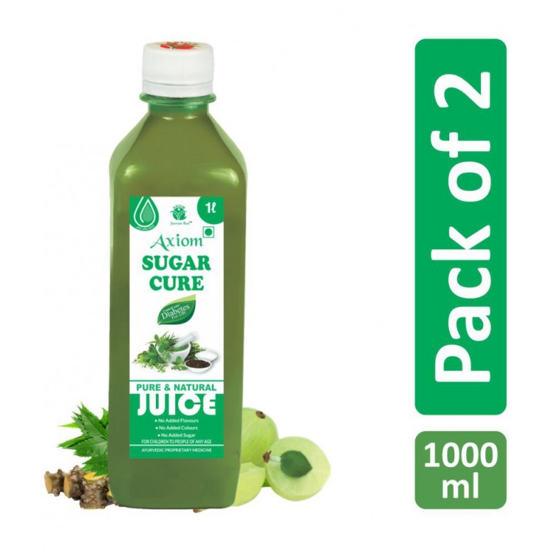 Axiom Sugar Cure 1000ml Pack of 2 | No Artificial Colour Added | No Sugar | 100% Natural WHO-GLP,GMP Certified Product
