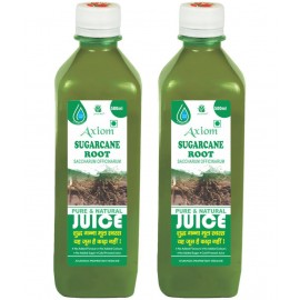Axiom Sugarcane Root Juice 500ml (Pack of 2) |100% Natural WHO-GLP,GMP,ISO Certified Product