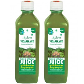 Axiom Vidharikand Juice 500 ml (Pack of 2)|100% Natural WHO-GLP,GMP,ISO Certified Product
