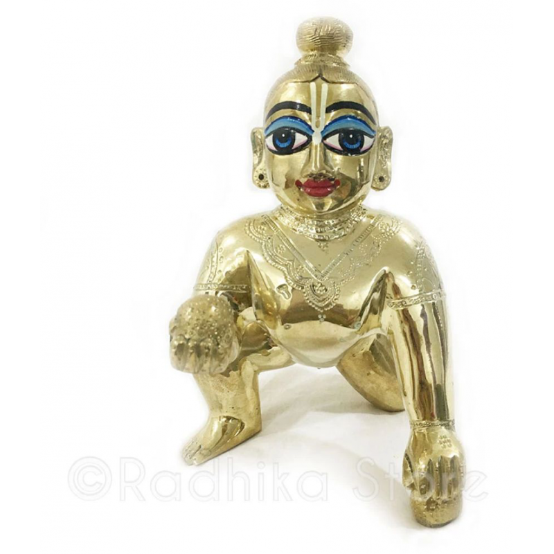Ayansh Laddu Gopal Brass Idol