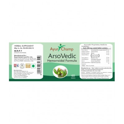 Ayur Champ ARSOVEDIC Tablet 60 no.s Pack Of 1