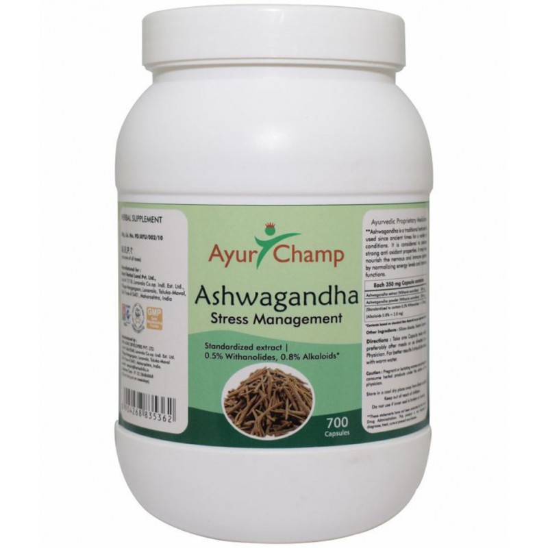 Ayur Champ Ashwagandha Capsule 700 no.s Pack Of 1