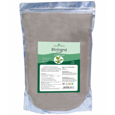 Ayur Champ Bhringraj Powder 1 kg Pack Of 1