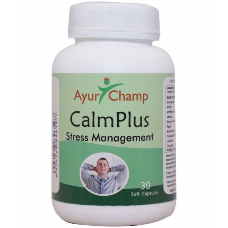 Ayur Champ Calm Plus Capsule 30 no.s Pack Of 1