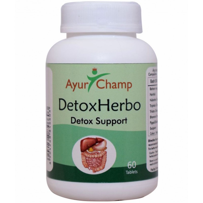 Ayur Champ DETOX HERBO Tablet 60 no.s Pack Of 1