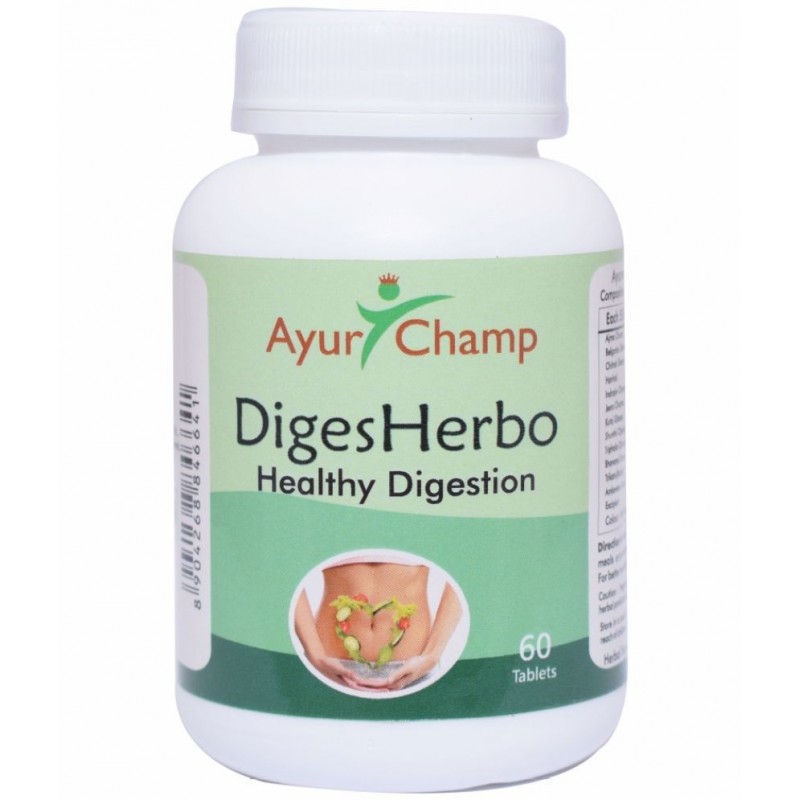 Ayur Champ DIGES HERBO Tablet 60 no.s Pack Of 1
