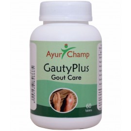 Ayur Champ GAUTY PLUS Tablet 60 no.s Pack Of 1