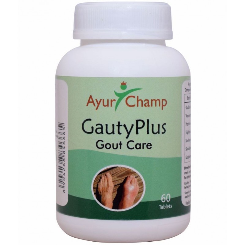 Ayur Champ GAUTY PLUS Tablet 60 no.s Pack Of 1