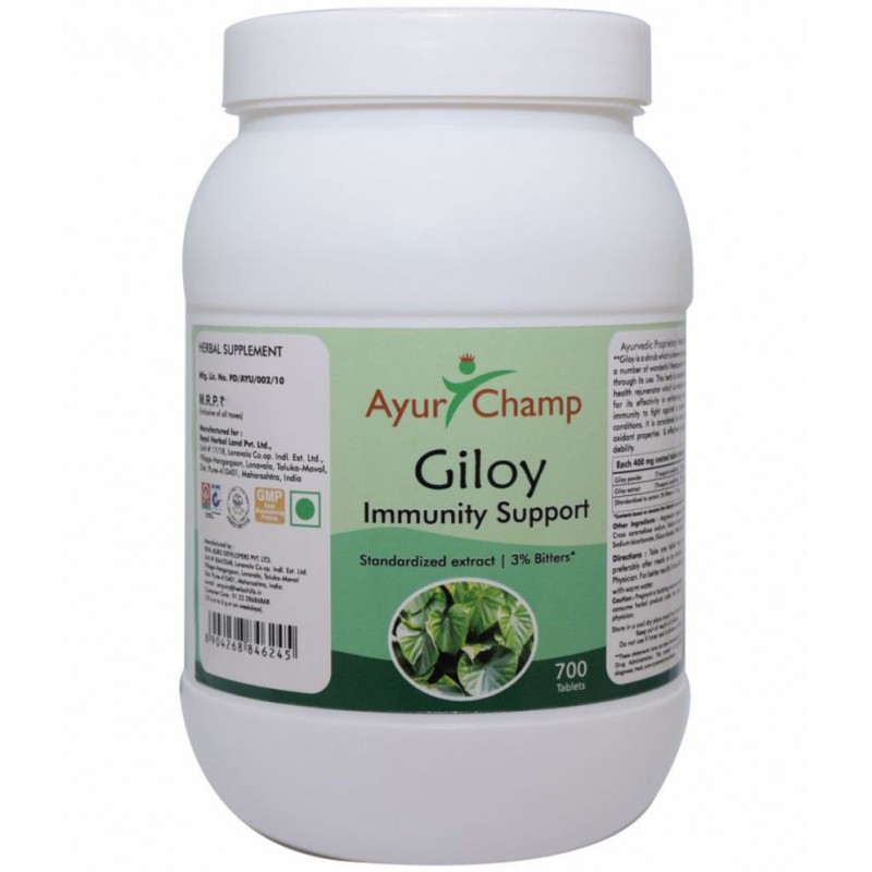 Ayur Champ Giloy Tablet 700 no.s Pack Of 1