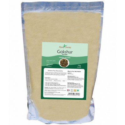 Ayur Champ Gokshur Powder 1 kg Pack Of 1