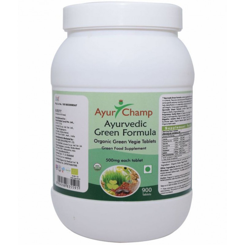 Ayur Champ Green Formula Tablet 900 no.s Pack Of 1