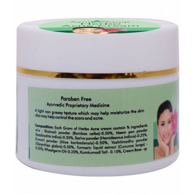 Ayur Champ Herbo Acne Cream Paste 50 gm Pack Of 1