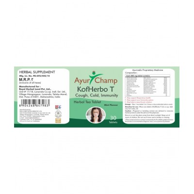 Ayur Champ KofHerbo T Tablet 30 no.s Pack Of 1
