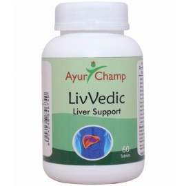 Ayur Champ LIV VEDIC Tablet 60 no.s Pack Of 1